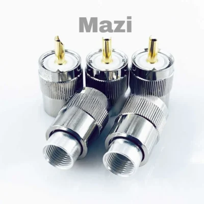 Mazi UHF(PL259) Male RF connector for RG58 ,LMR195, LMR200 solder cable