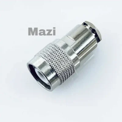 Mazi RF Connector Factory RPTNC Male Clamp For RG58 RG223 LMR195 LMR200 Cable