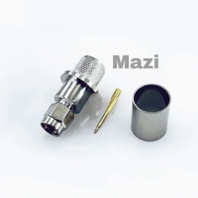 Mazi SMA male crimp connector for RG8/U LMR400 RG213 CNT400 cable