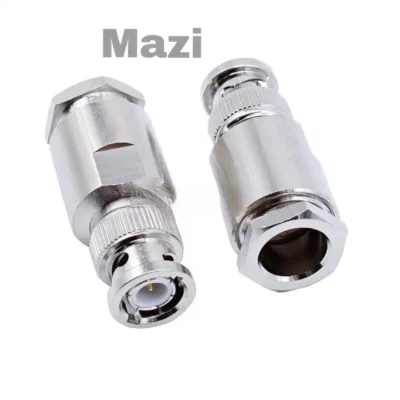 Mazi TNC male right angle connector for RG58 RG223 LMR195 LMR200 cable