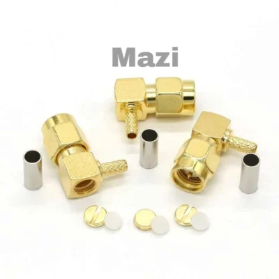 Mazi SMA Male R/A Crimp For RG316 cable Connector