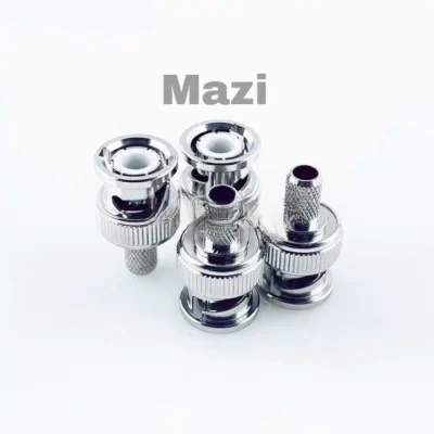Mazi TNC male Crimp Type Plug Connector rf coaxial cable for RG58 RG223 LMR195 LMR200