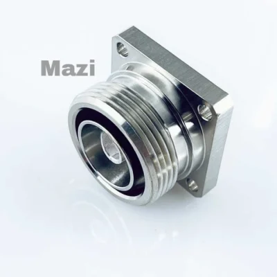 Mazi 7/16 DIN Jack 4 Hole type Female RF coaxial flange connector