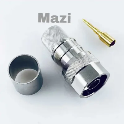 Mazi Factory Price N Male Plug crimp Connector for LMR600 Coaxial Cable