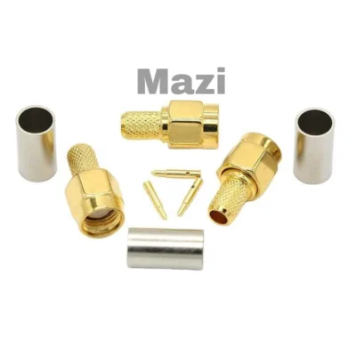 Mazi Factory Customized Coaxial Connector SMA Male For RG405 /SM086 Cable